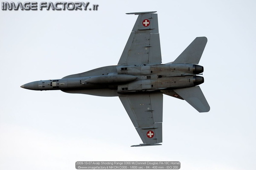 2009-10-07 Axalp Shooting Range 0366 McDonnell Douglas FA-18C Hornet